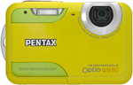 Pentax Optio WS80 Groen-Geel