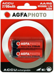 Agfa 2 NiMH 2700mAh AA herlaadbare batterijen
