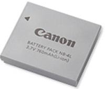 Canon NB-4L Battery Pack