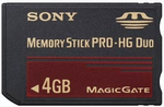 Sony Memory Stick Pro Duo  4GB High Speed