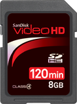 SanDisk Ultra II SDHC Video HD Card 8GB