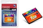 Transcend Compact Flash 1GB kaart MLC 133X