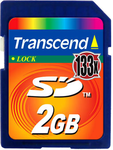 Transcend SD Kaart x133 2GB
