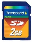 Transcend SD Kaart 2GB