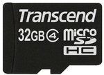 Transcend MicroSD kaart SDHC Class 4 32GB