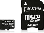 Transcend MicroSD kaart SDHC + Adapter / Class 2 32GB