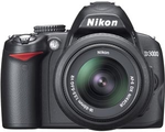 Nikon D3000 Body +18-55 VR Kit