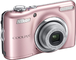 Nikon CoolPix L 23 Roze incl. Tas + 2GB SD-kaart