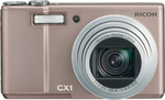 Ricoh CX 1 champagne roze