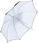 Qihe flitsparaplue 42" (105 cm) wit 