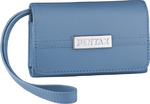Pentax Lederem Tas LC-M2 Licht Blauw