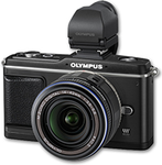 Olympus Pen E-P2 Body Zwart + EVF