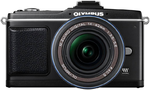 Olympus Pen E-P2 Kit + 14-42 mm Zwart + EVF
