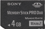 Sony Memory Stick PRO Duo 4GB
