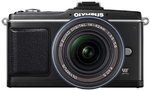 Olympus Pen E-P2 SE Pancake Kit + 17 mm Zwart + VF-2 Zwart