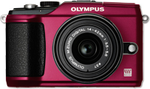 Olympus Pen E-PL 2 Kit Rood + 14-42 mm Zwart