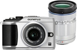 Olympus Pen E-PL 2 DZ-Kit Zilver + M14-42 Zilver + M40-150 Zilver