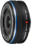 Olympus M.Zuiko D 17mm f/2,8 Pancake Zwart