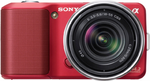 Sony NEX 3 Rood Kit + SEL 18-55 mm