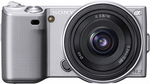 Sony NEX 5 Zilver Kit + SEL 2,8/16 mm