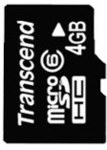 Transcend Micro SDHC Kaart 8GB class6