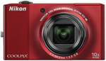 Nikon CoolPix S 8000 Rood