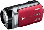 Sanyo Xacti VPC-SH 1 Rood